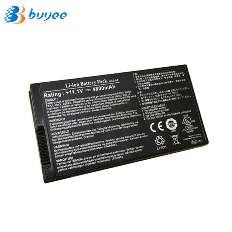 

A32-A8 A32-F80 70-NF51B1000 90-NF51B1000Y Original Battery For Asus F5 F50Z F80 F83 X80 X80 X81 A32-A8 A32-F80A A32-F80H F80