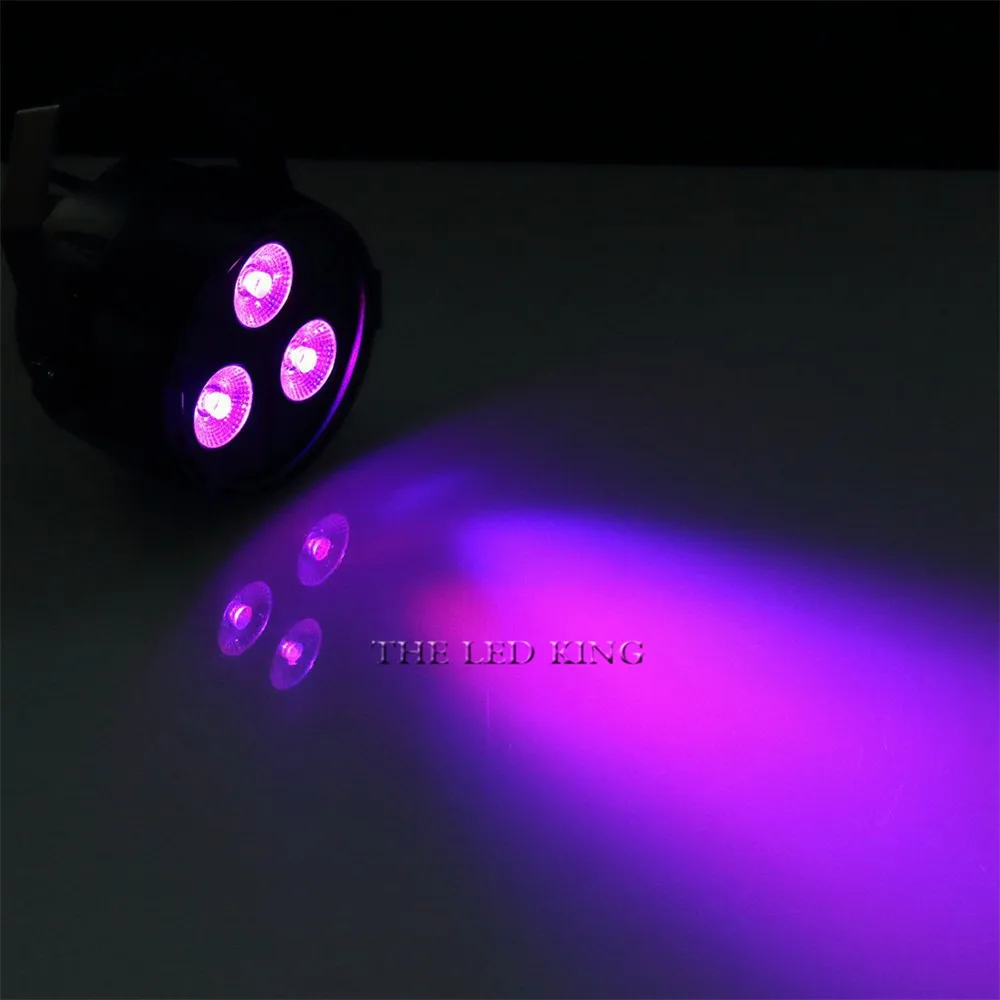 RGB УФ 4 в 1 светодиодный светильник смешисветодиодный 8 DMX CH IP20 LED Par 24W Светильник Dj