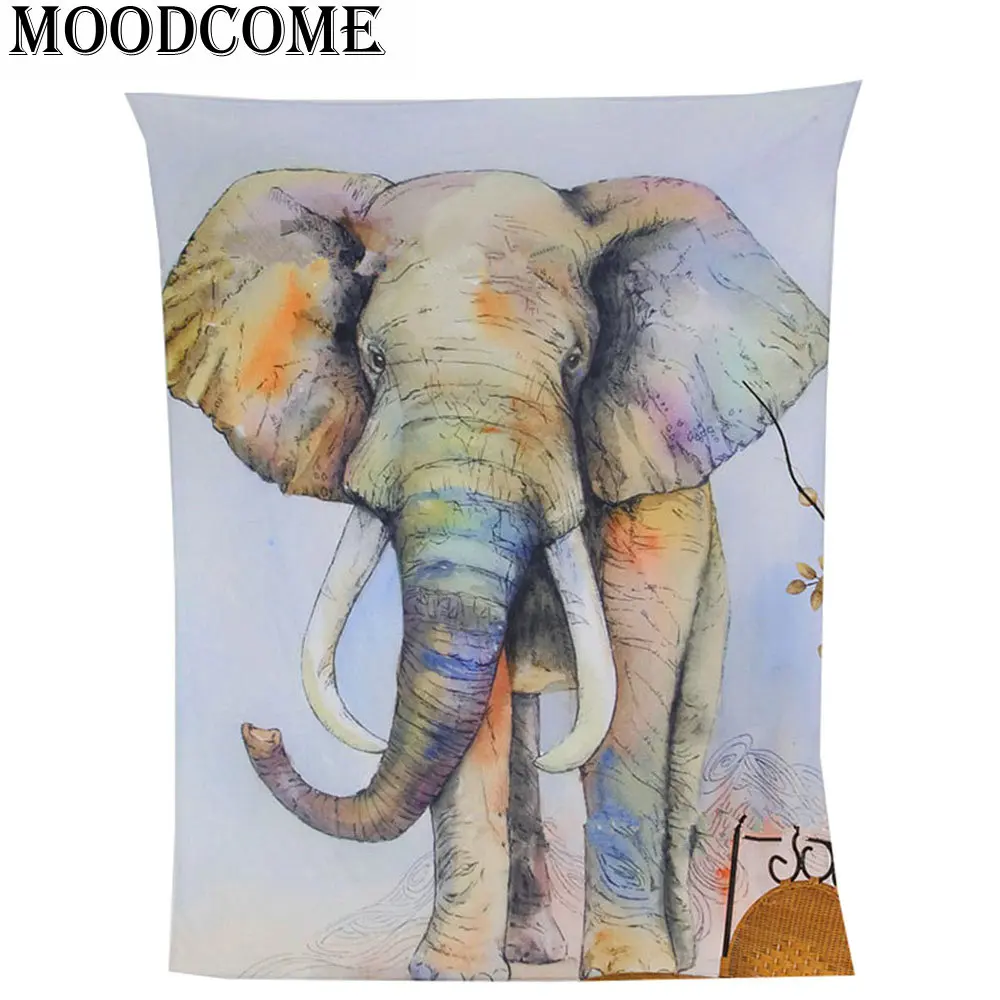 indiano mandala elephant blanket hippie wall hanging decorative | Дом и сад