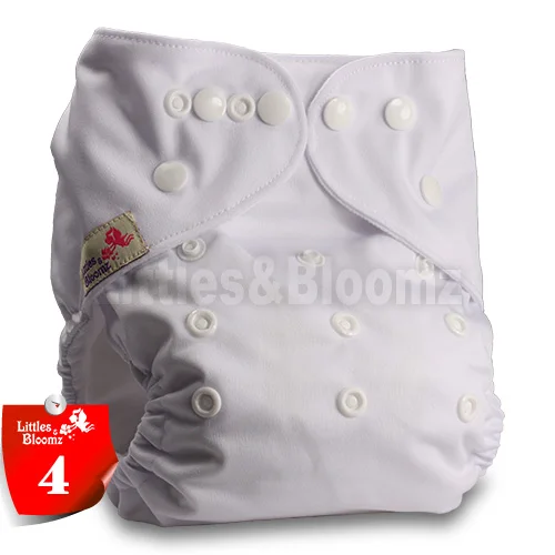 [Littles&Bloomz] Детские моющиеся многоразовые подгузники, один размер, реальный тканевый карман для подгузников, 3-15 кг - Цвет: 4