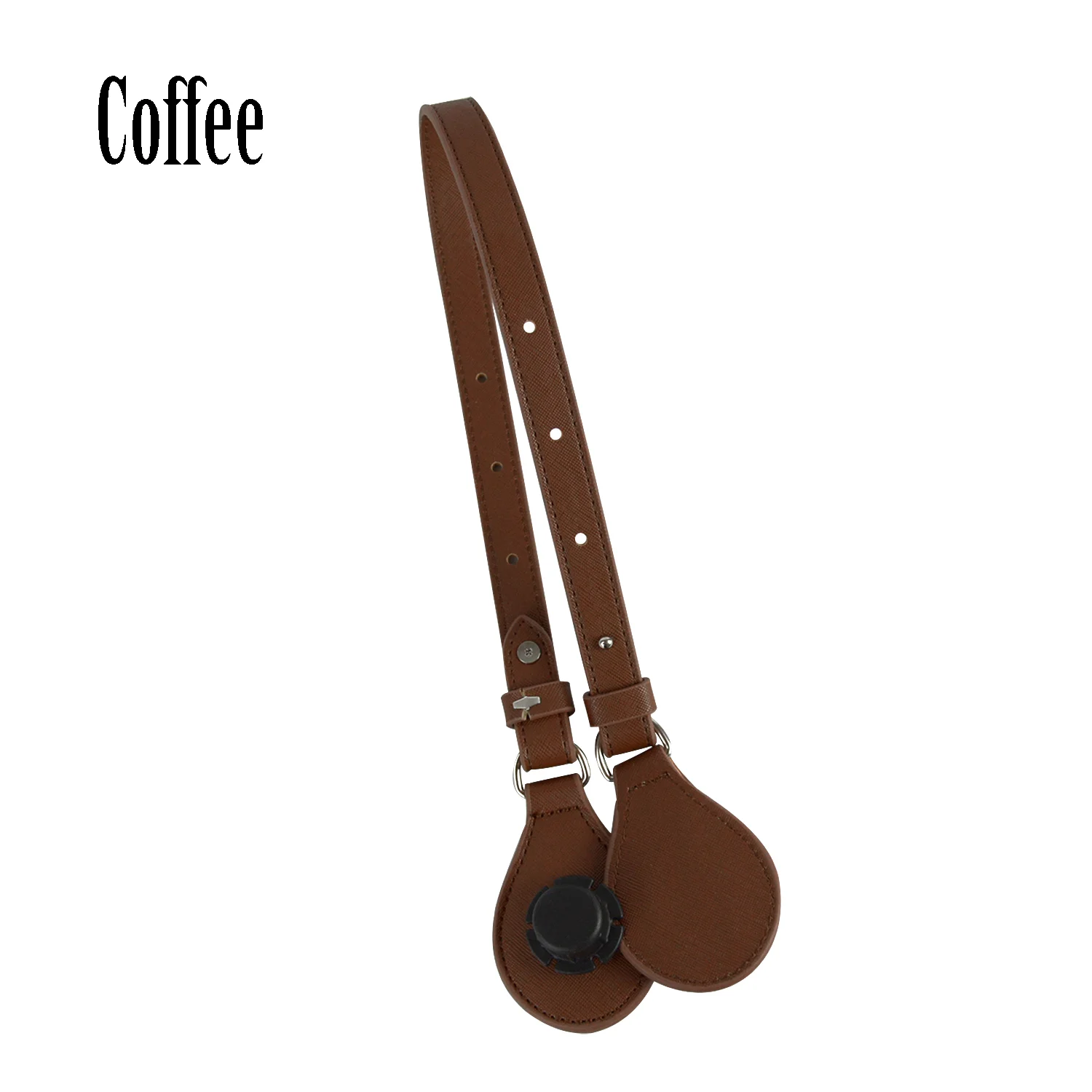 coffee TANQU двунаправленный регулируемый по длине плоский край краски кожаный ремень ручка с падение для Obag O корзина ведро женская сумка O сумка - Цвет: coffee