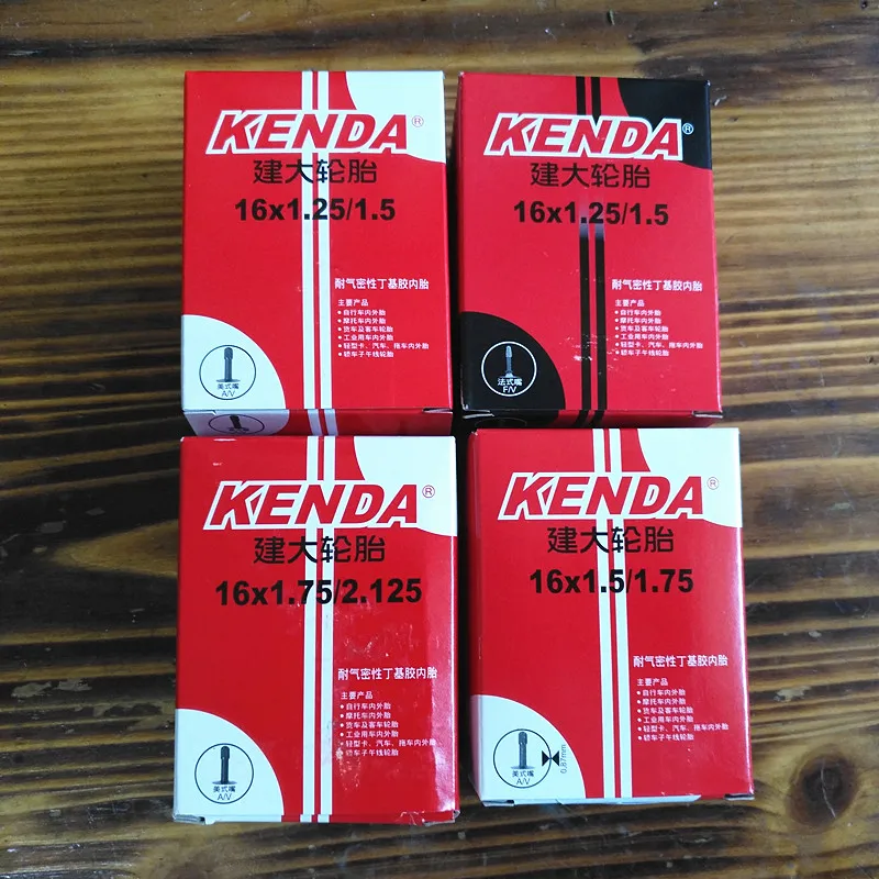 Складная велосипедная внутренняя труба Kenda для велосипеда 16x25/1.5/1.75/2.125 AV/ FV | Спорт