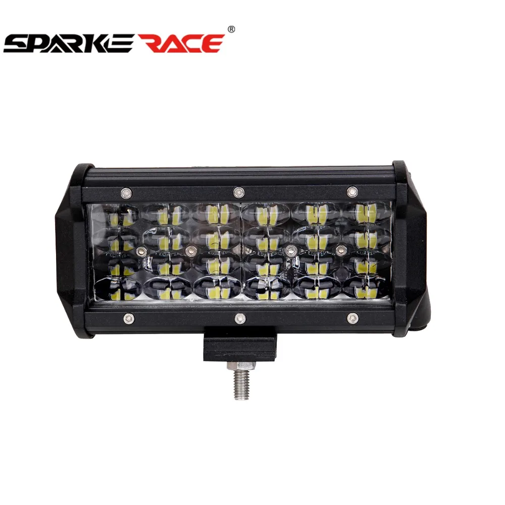 7 дюймовый светодиодный светильник для работы внедорожный 12 В 24 в автомобильный