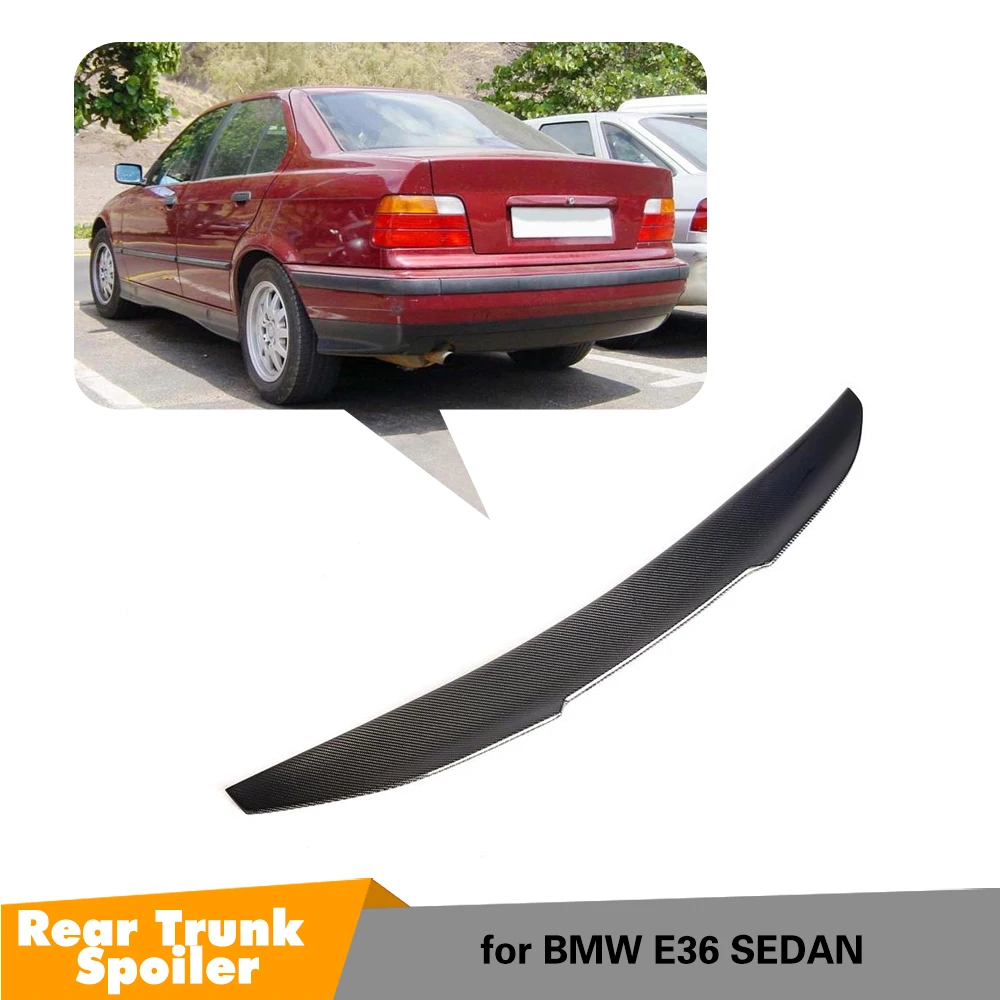 Задний спойлер для багажника крыло BMW 3 серии E36 седан 1991 1998 волоконная крышка
