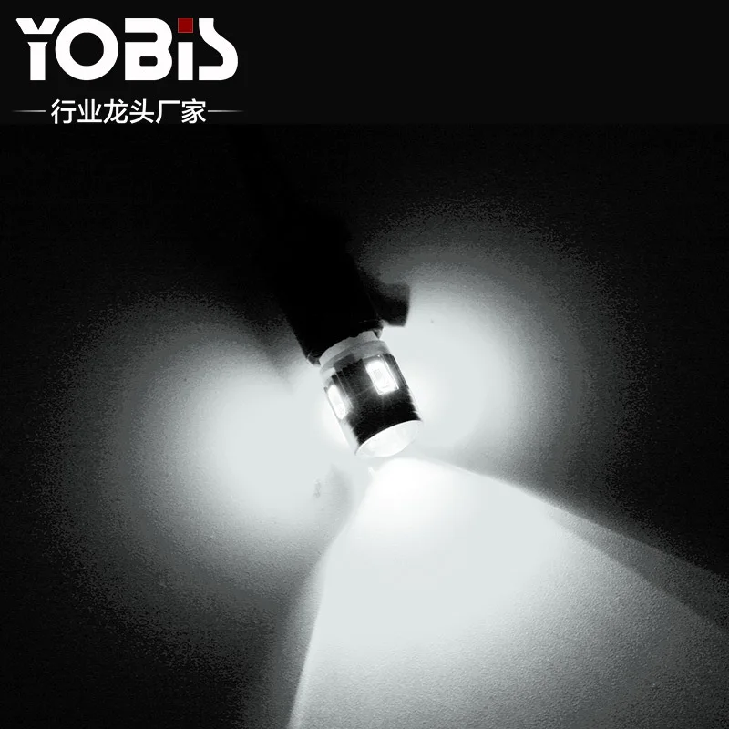 50 шт T11 T4W 233 BA9S 5630 5730 SMD 10 светодиодный купола Светодиодная Лампочка для парковки