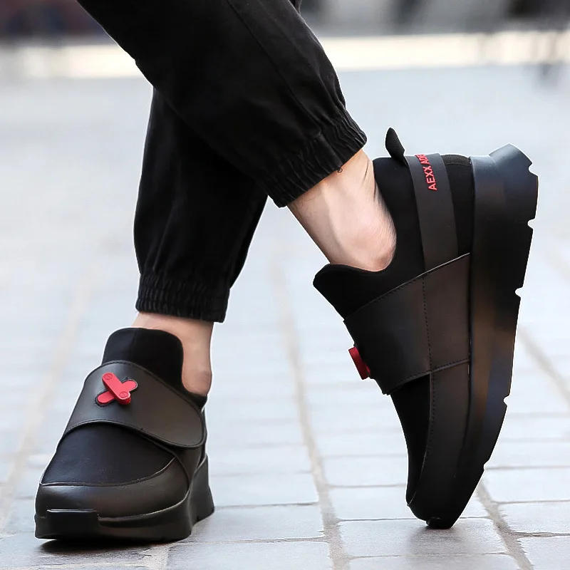 New Patchwork Unisex Shoes Casual 2016 Fashion Trainers Breathable Outdoor Walking Shoe Wedge Platform Sport Suede Leather | Обувь