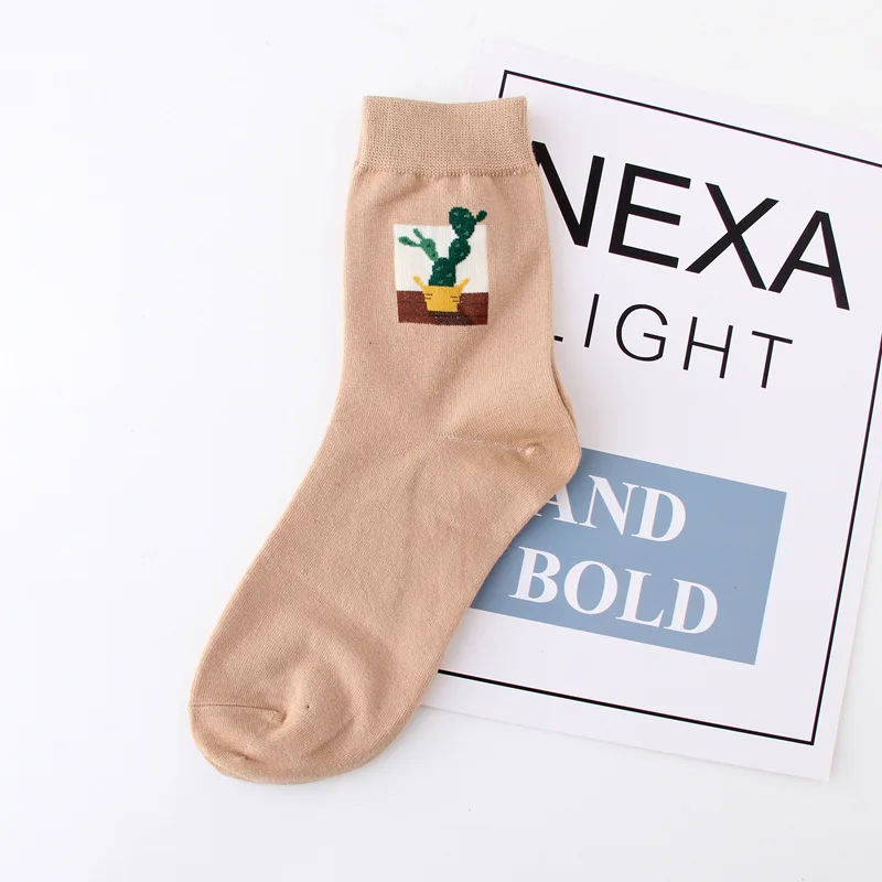 Носки для женщин и мужчин хлопковые повседневные спортивные носки-трубы средней