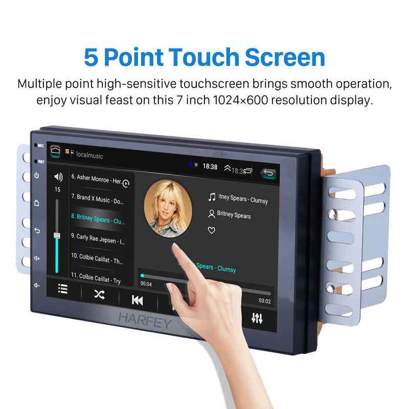 Универсальный Автомобильный мультимедийный плеер на Android 8 1 с 7 &quotэкраном ОЗУ ГБ