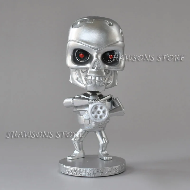 Терминатор игрушки " Bobblehead Nodder фигурка качающаяся голова Скелет кукла украшение автомобиля