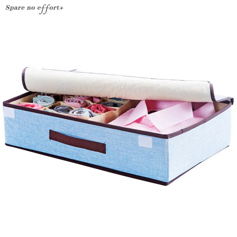 16 ячеек шкаф Органайзер коробка для хранения бюстгальтеров носки Нижнее белье