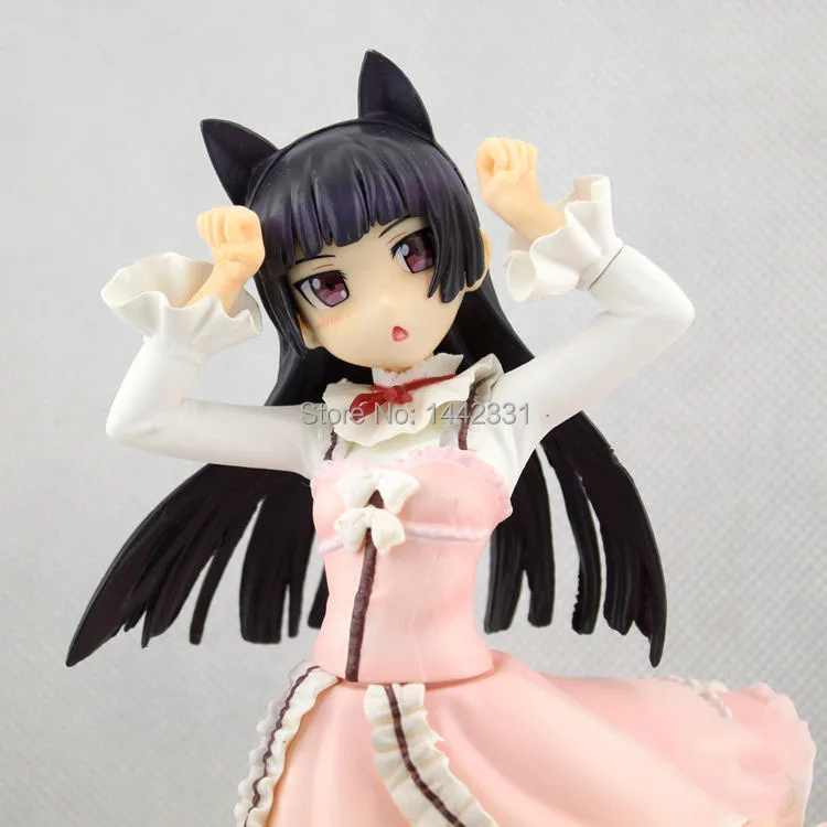 Сексуальное розовое платье с черной кошкой Kuroneko 24 см. без Imouto My Little Sister из ПВХ