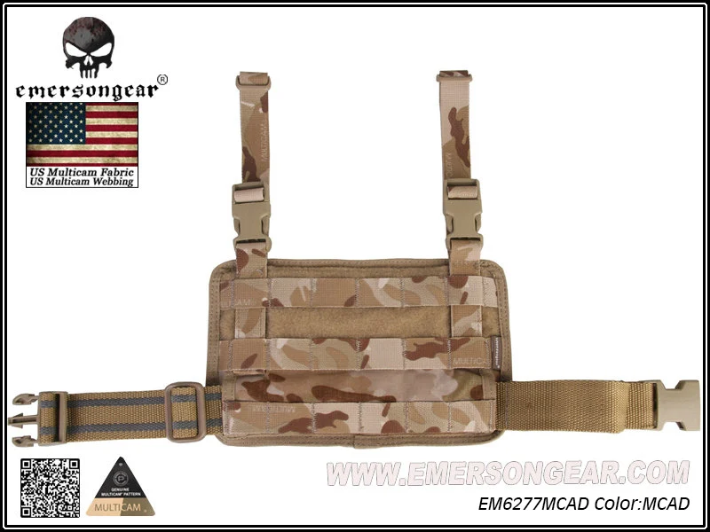 Emerson gear модульная Rife ножная панель аксессуар сумка Тактические Военные, милитари gear EM6277 Multicam Coyote коричневый AOR Черный Хаки