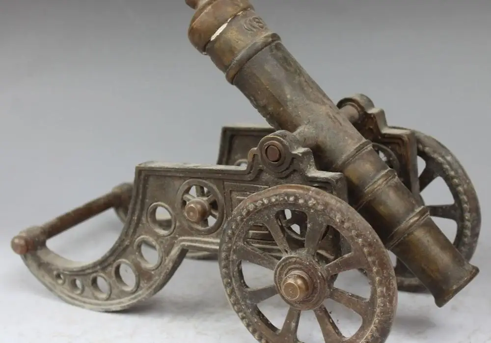 Бесплатная доставка 13 &quotсобирайте Китайскую Народную коллекцию бронзовой пушки