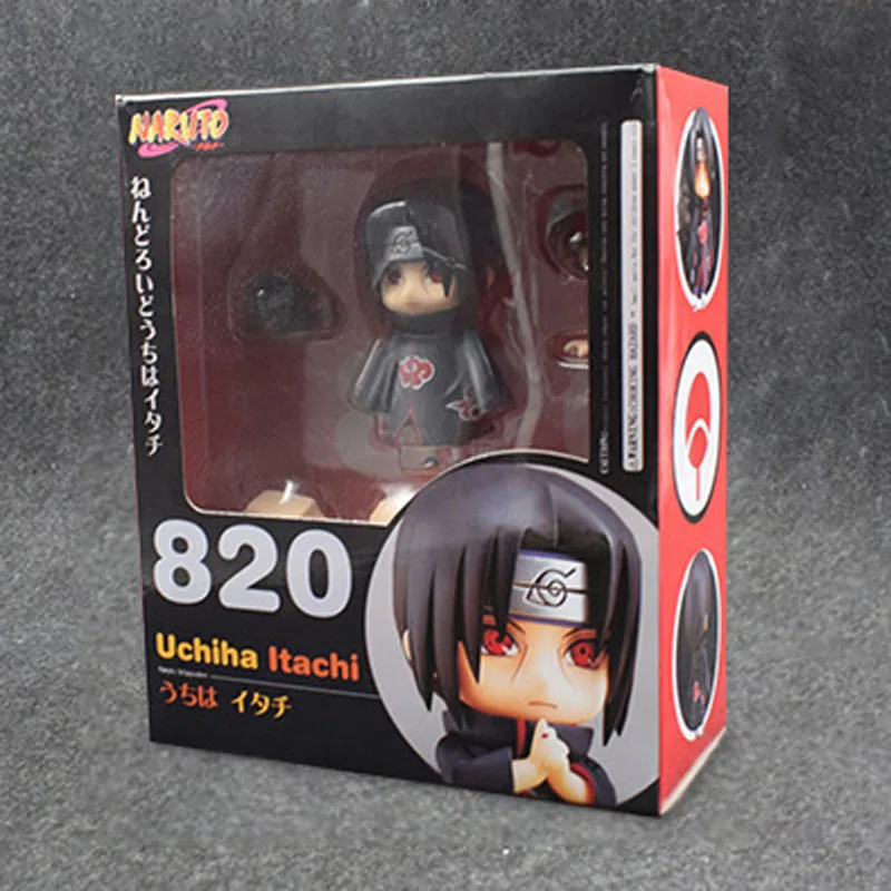 Бесплатная доставка Симпатичные 4 &quotNendoroid Наруто Аниме Итачи Учиха штучной