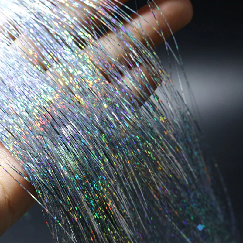3 упаковки в упаковке плоская мишура со стразами 9 цветов|tying materials|fly tying materialsflashabou