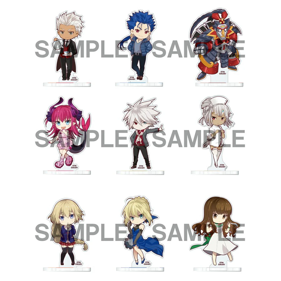 Fate/Extella The Umbral Star Anime Stand Fate Saber Altera Karna Jeanne d'Arc Cu Chulainn Elizabeth Bathory Acrylic Stand