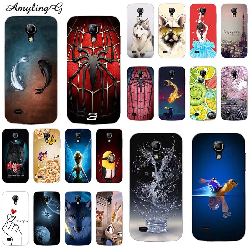 Чехол для samsung Galaxy S4 Mini/S4Mini GT-I9190 i9195 i9192 цветные мягкие чехлы из ТПУ на заднюю панель чехол для мобильного телефона с животными