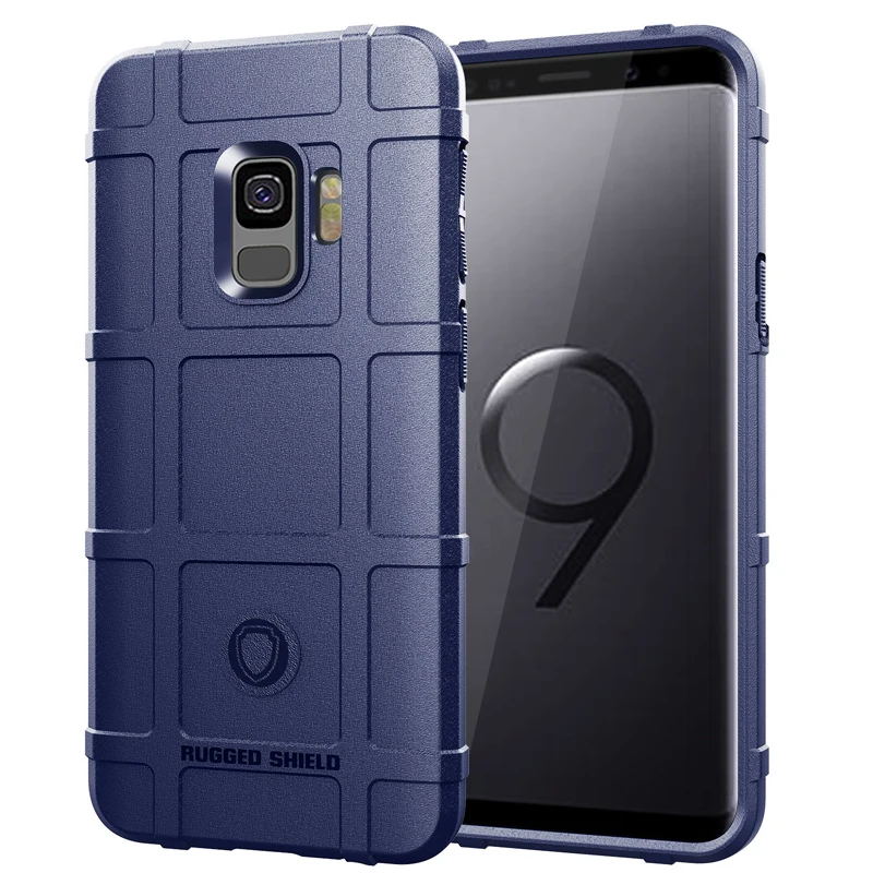 360 градусов Полная защита тела чехол для samsung S9 Мягкие TPU плотное Броня тактические защитный чехол