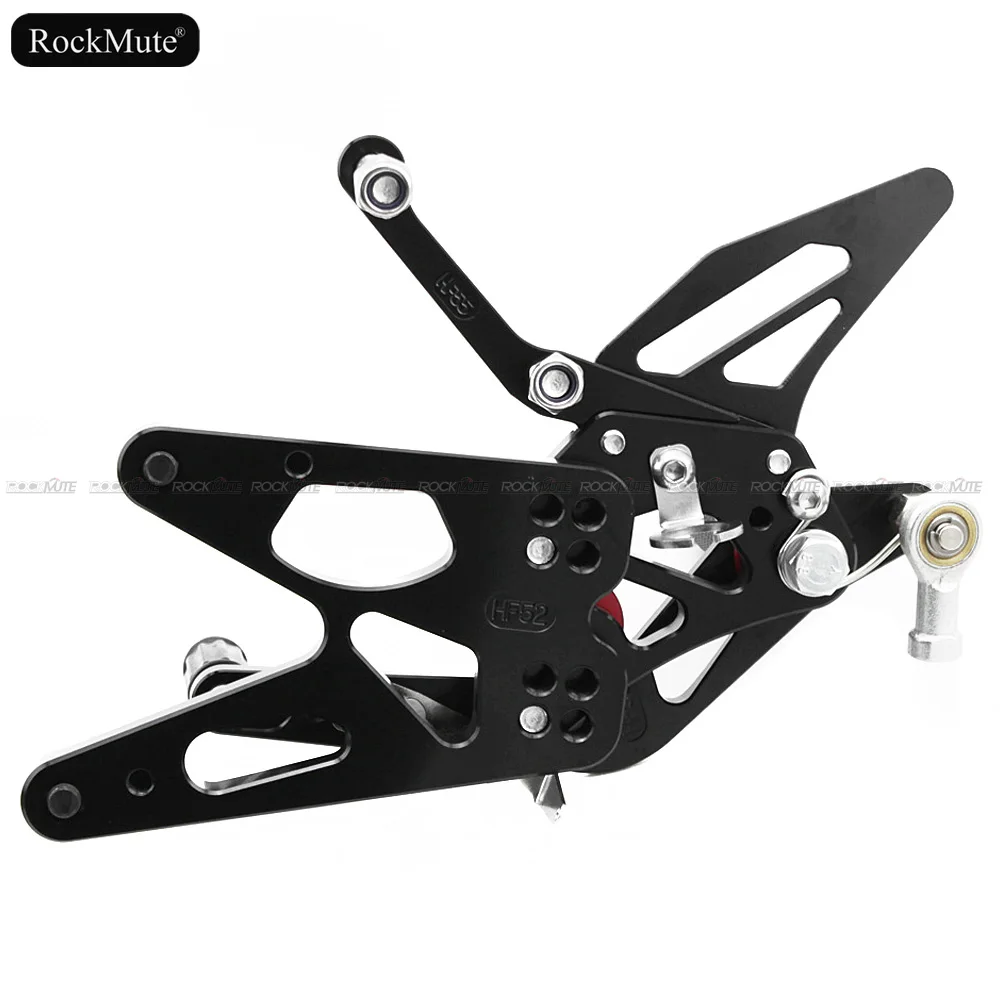 Подножки для мотоцикла для Yamaha YZF-R1 YZF R1 2004 2005 2006 ЧПУ Регулируемая подножка рычаг переключения передач тормозной педальные подложки для ног сзади комплект