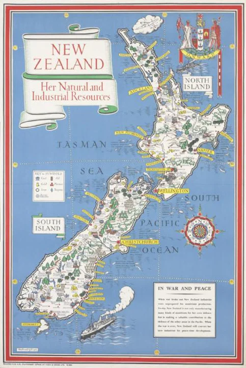 Новая Зеландия NZ Meet выставка путешествия классические настенные наклейки холст
