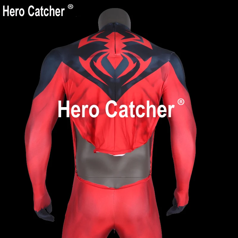 Герой Catcher Высокое качество 3D принт Скарлет человек паук косплэй костюм комиксов красный костюм Человека-паука Скарлет