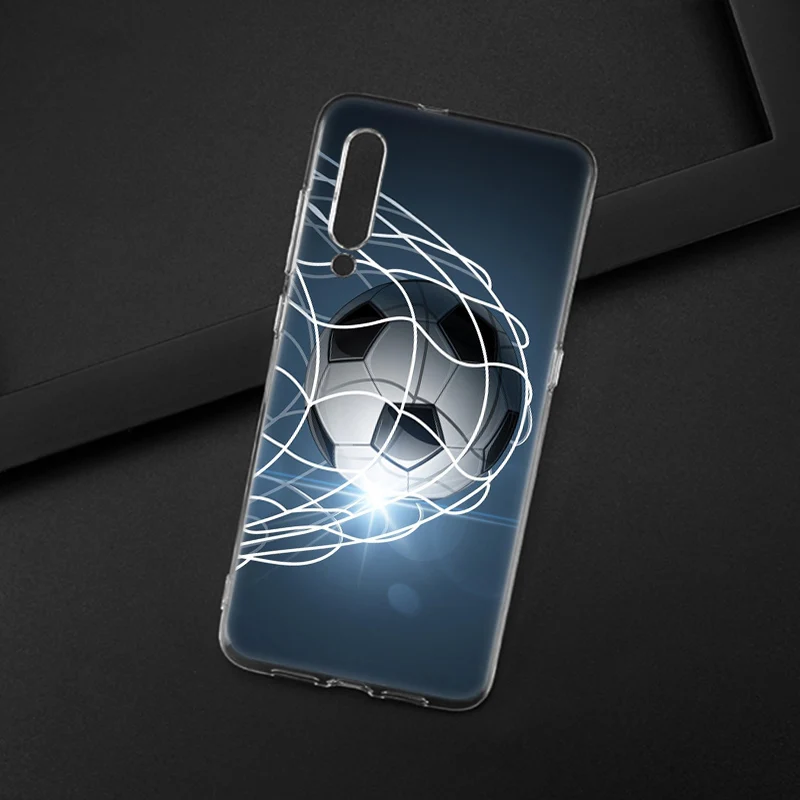Силиконовый чехол для футбольного мяча Xiaomi Pocophone F1 9T 9 9SE 8 A2 Lite A1 Mix3 Redmi K20 7A Note 4 4X 5 6 7