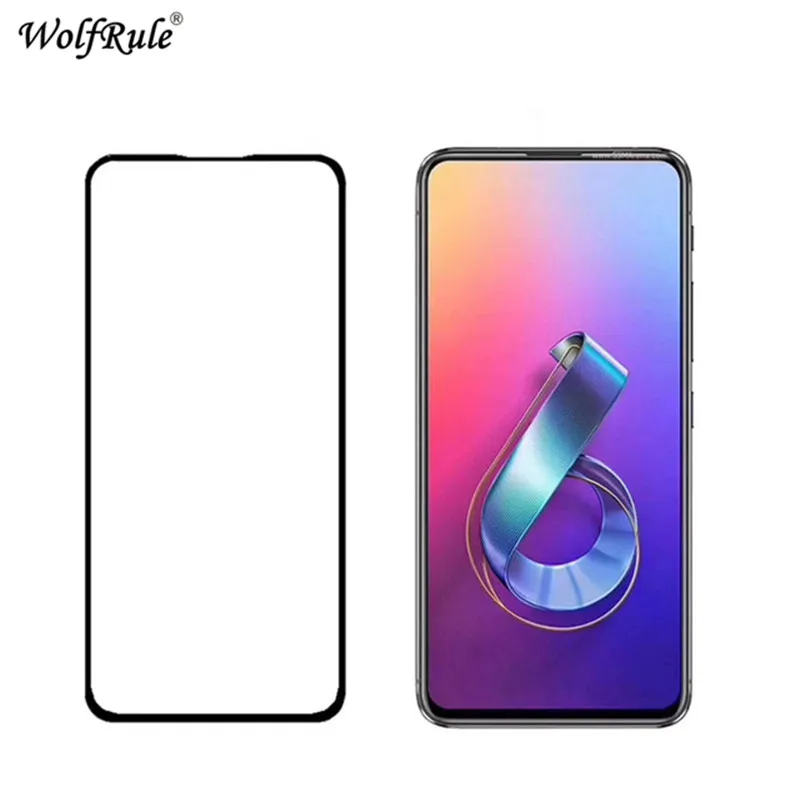 2 шт. защита для ЖК-экрана Asus Zenfone 6 ZS630KL полное клеевое стекло для Asus Zenfone 6Z полное покрытие закаленное стекло Zenfone 6