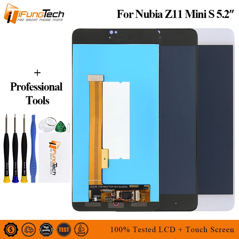 ЖК дисплей для ZTE Nubia Z11 Mini S NX549J дигитайзер сенсорного экрана стекло в сборе +