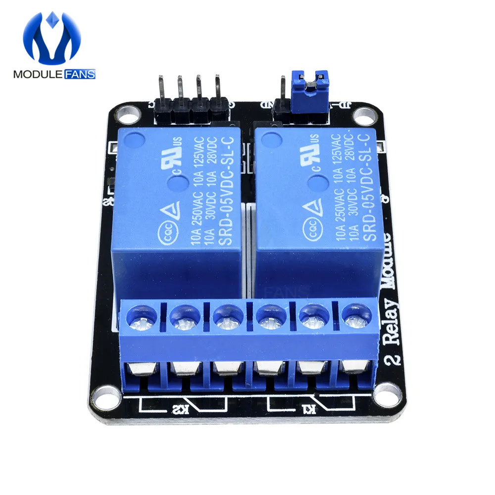 2 канальный релейный модуль 1 шт. 5 В экран для Arduino ARM PIC AVR DSP Electronic в 10 А модуль|shield for