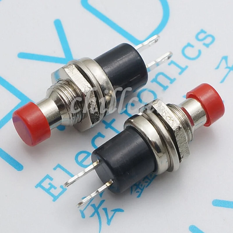 100PCS / PBS-110 Small push button switch 6MM 7MM reset jog no lock | Обустройство дома