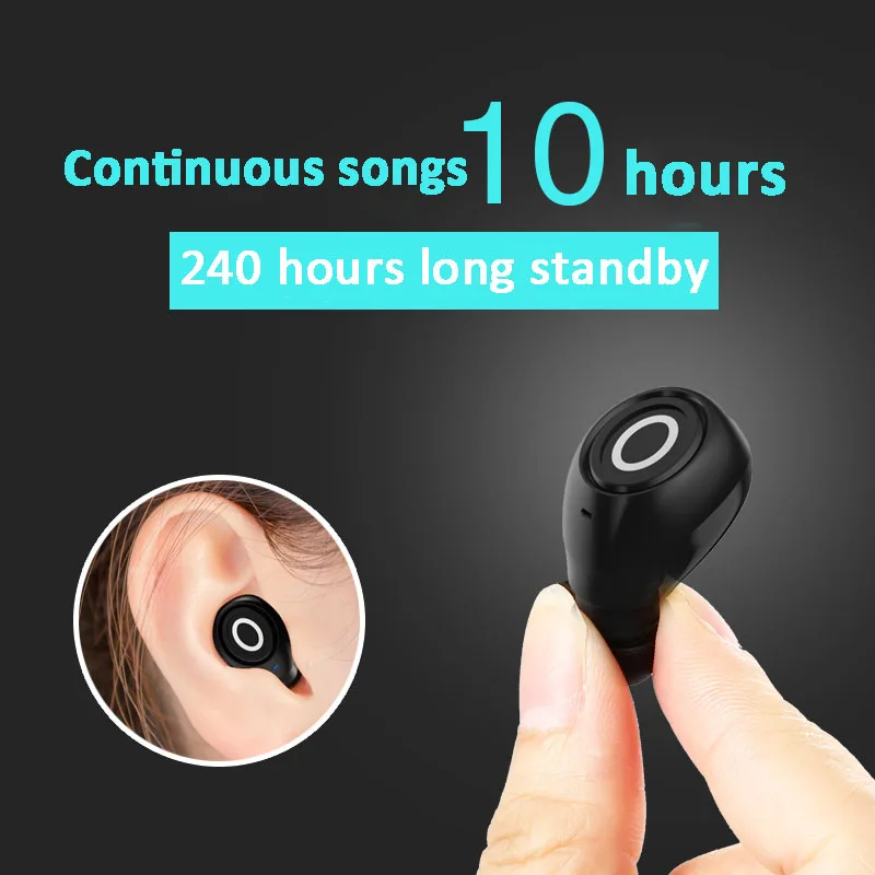 Yulubu, классические, мини, A6, беспроводные наушники, Bluetooth 4,1, вкладыши, наушники, музыкальные наушники, гарнитура, микрофон для смартфона