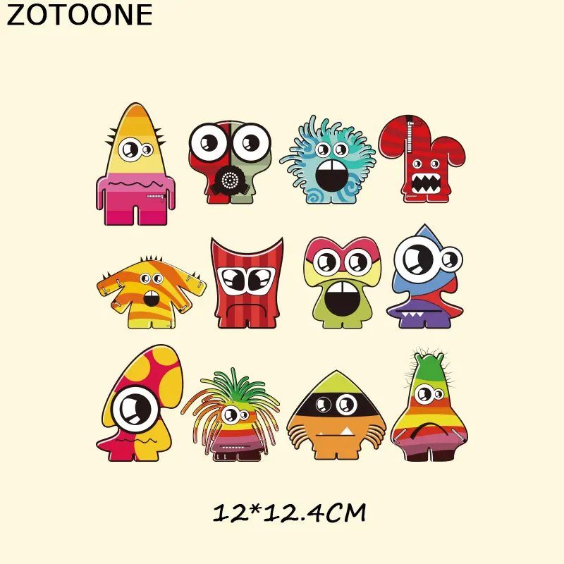 19 ZOTOONE набор патчей для животных, железная передача, сова, собака, кошка, нашивки в форме единорога для детской одежды, сделай сам, аппликация, теплопередача, виниловые наклейки - Цвет: 19