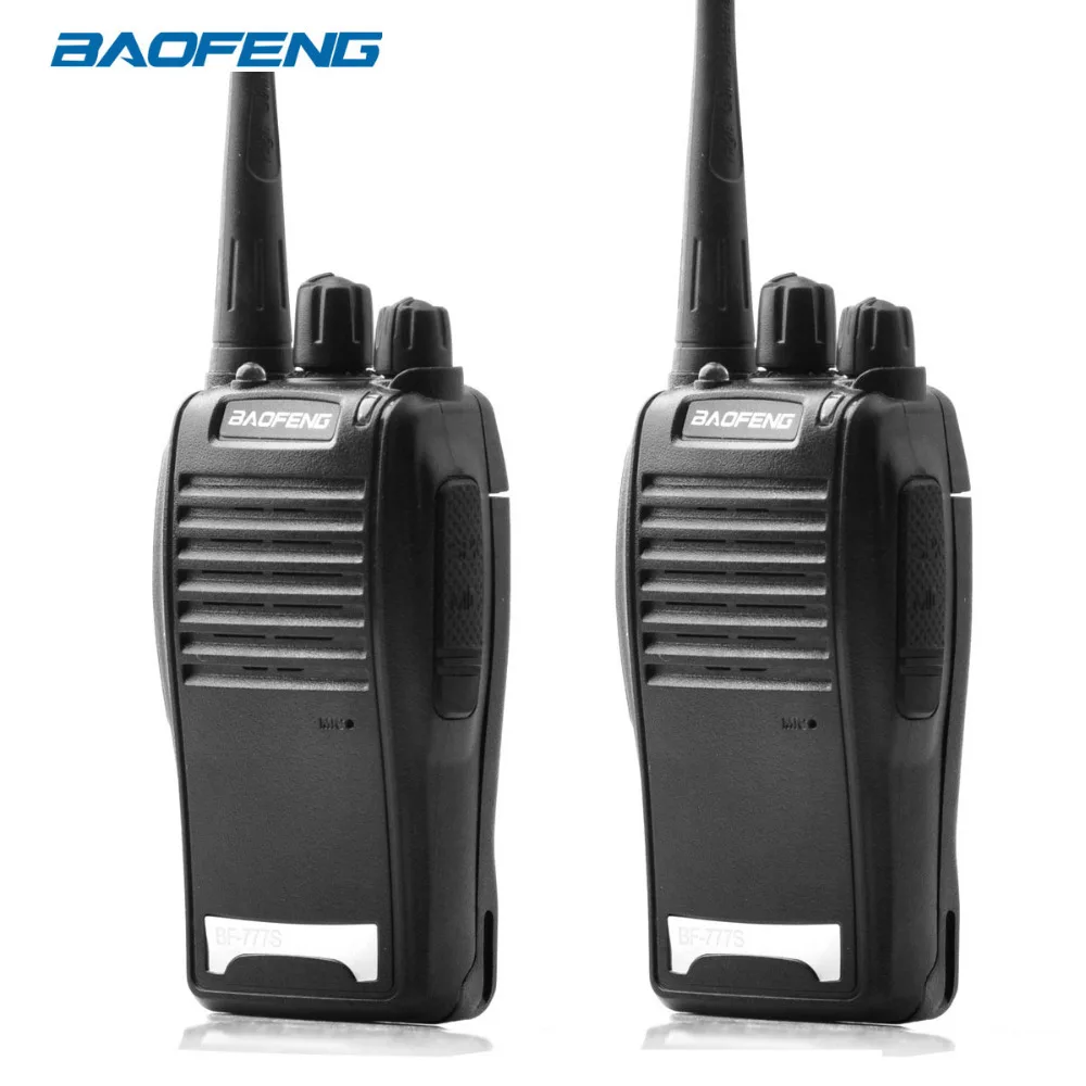 2 шт. Baofeng BF 777S портативная рация 16CH Портативная радиостанция UHF400 470MHZ портативный