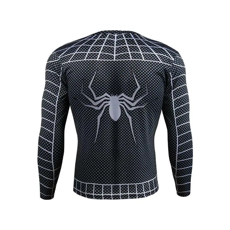2017 high quality compression long sleeve jerseys bike jerseysman batman spiderman/2017 America fitness gym jerseyss men T- | Спорт и