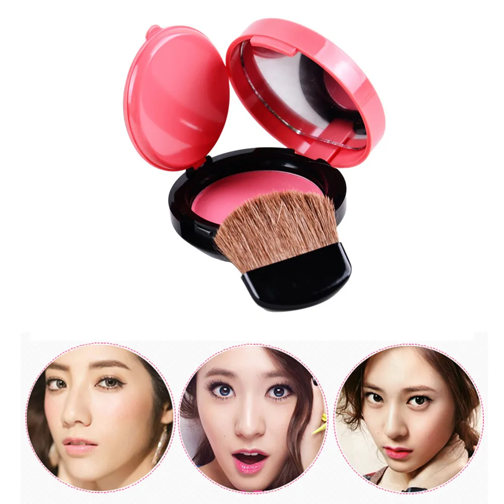 Новая мода тени для век румяна палитра макияж лица запеченная щека цветная