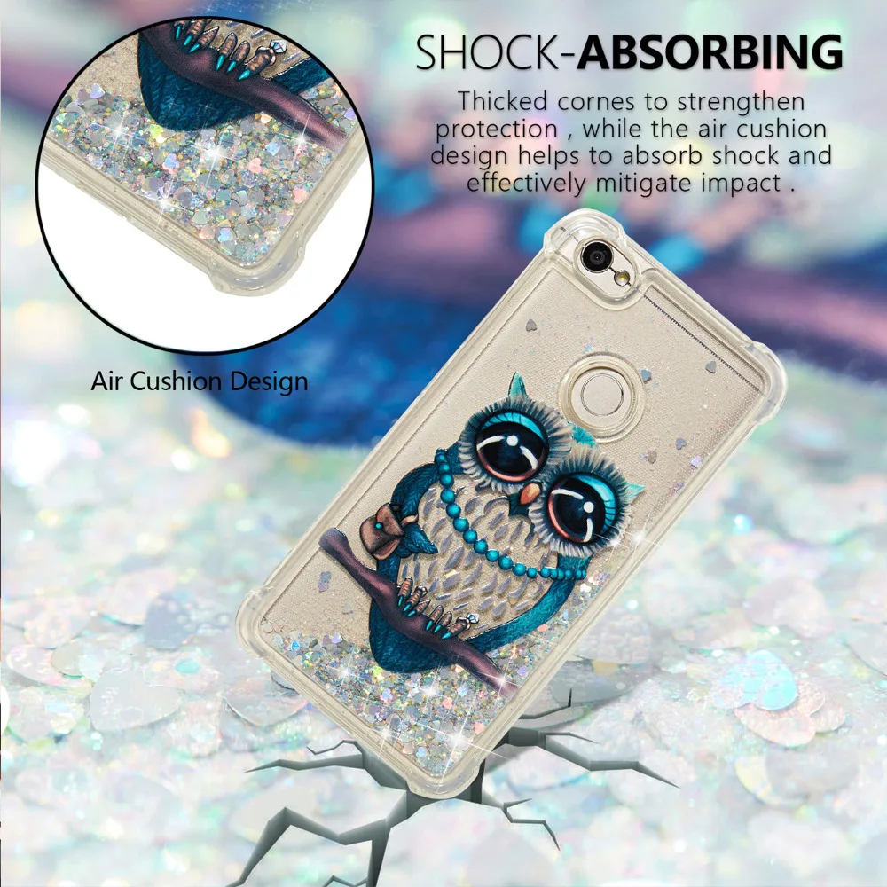 Ударопрочный чехол для Redmi Note 5A блестящий прозрачный мягкий 4A с принтом Xiaomi |