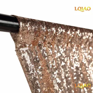 2022 идеально 4 фута x 8 футов Шампанское Золото Блестящий тканевый фон фотобудка фон Свадебный занавес для рождествасвадебного декора