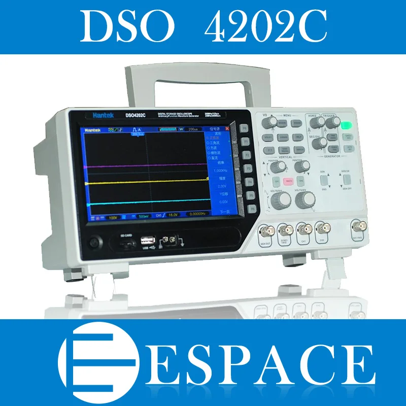 Двухканальный цифровой осциллограф Hantek DSO4202C 1 канальный