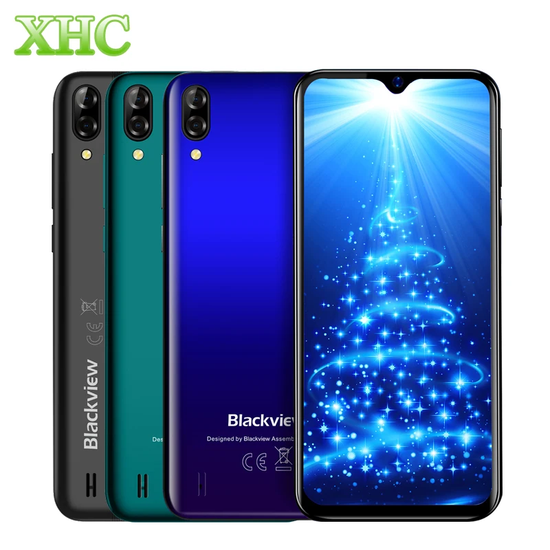 Blackview A60 Android 8 1 смартфон с четырехъядерным процессором 4080 мАч ОЗУ Гб ПЗУ 16 6 дюйма