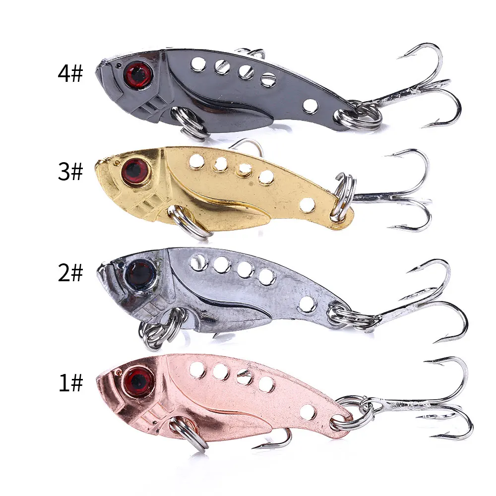 100pcs 3.5cm 3.2g 10#hooks hard metal vibe fishing lures wobbler bass carp trout pesch baits pesca tackles | Спорт и развлечения