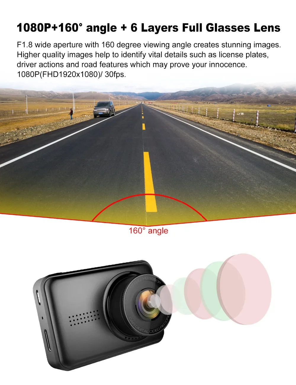 Dealcoo Автомобильный dvr камера регистратор Регистратор s Автомобильная Dashcam HD Full