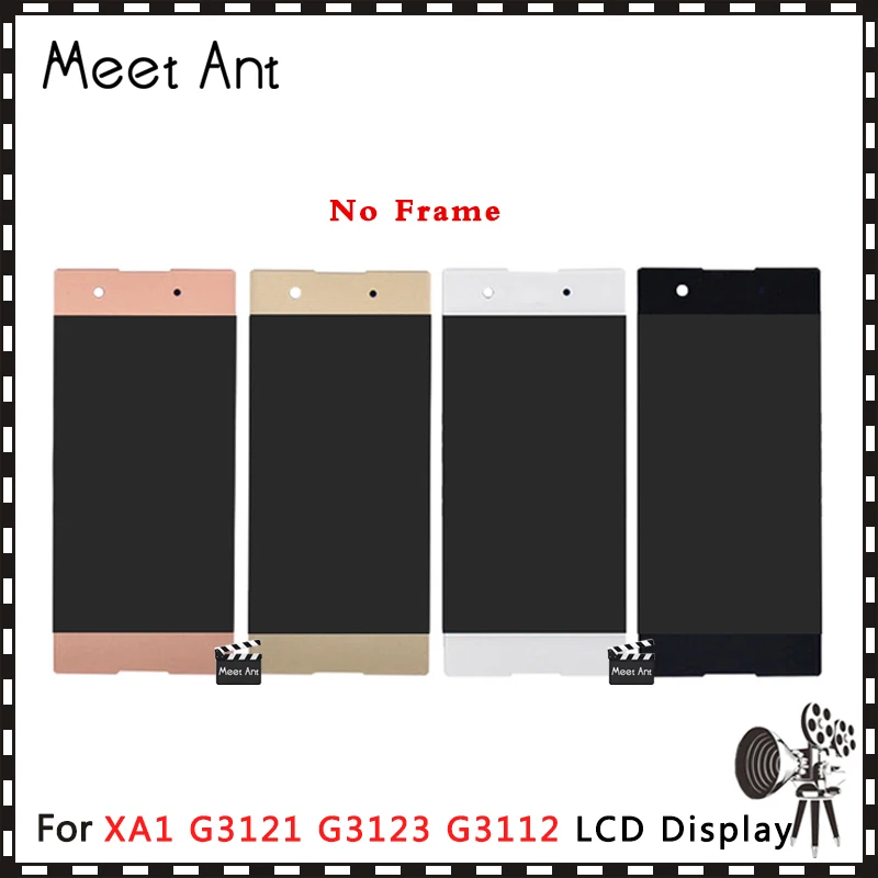 DHL 10 шт. Высокое качество для Sony Xperia XA1 G3112 G3116 G3121 G3123 G3125 ЖК-экран с кодирующий