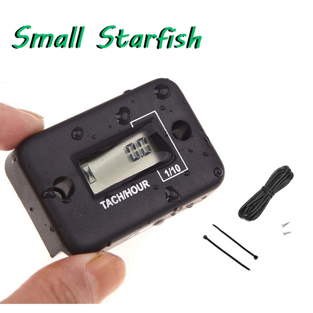 Водостойкий счетчик часов мини индуктивность цифровой ЖК дисплей для грязи