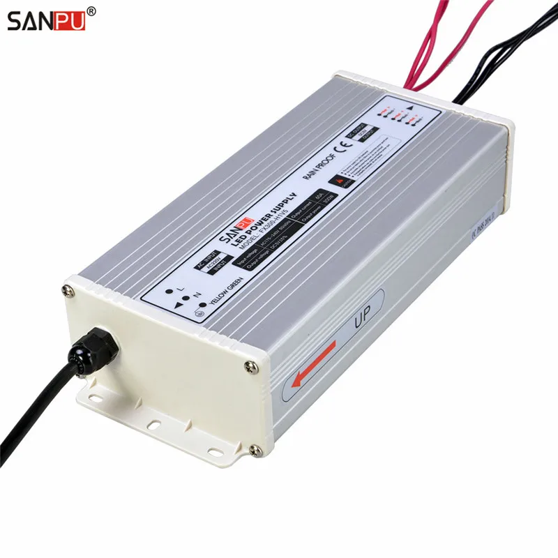 

SANPU SMPS 5V DC 300W LED Driver 220V 110V AC 60A Constant Voltage Switching Power Supply Transformer Rainproof IP63 for Display
