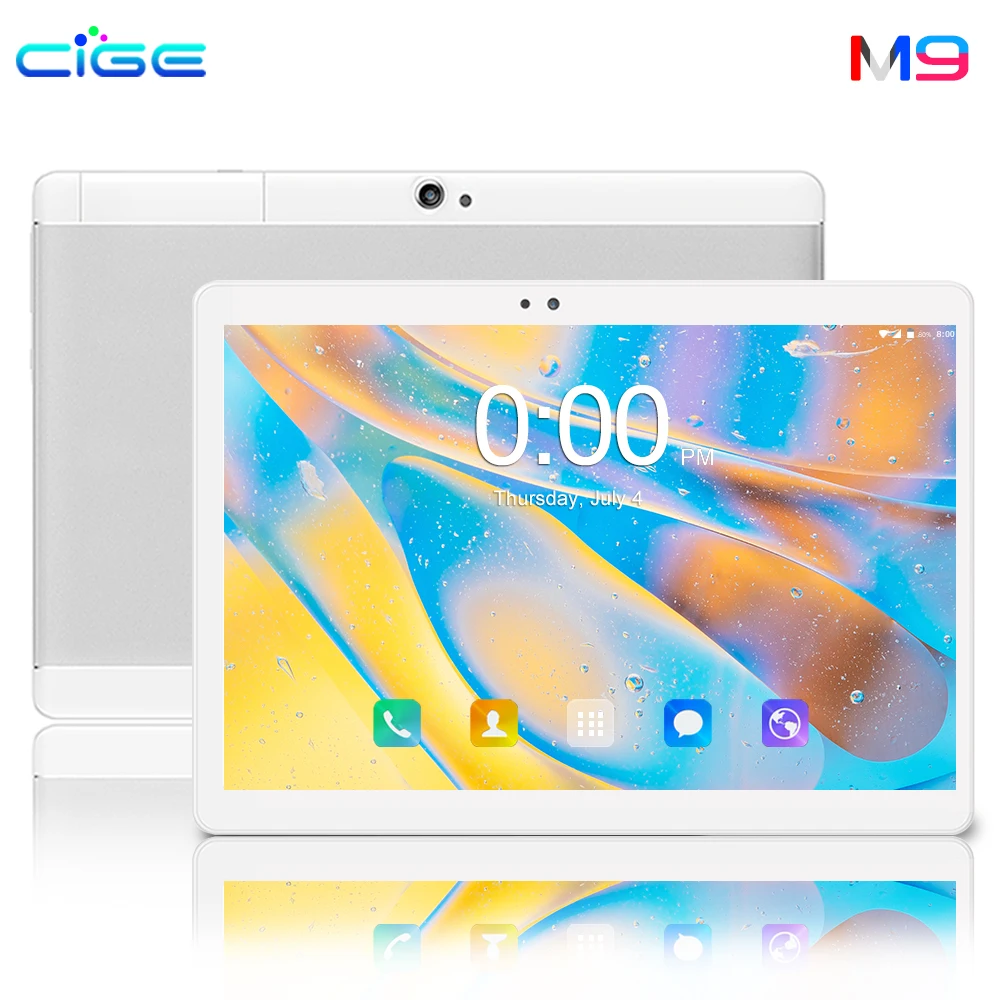 CIGE 2019 новый 10 1 дюймовый планшетный ПК Восьмиядерный 4G LTE 1280x800 ips HD 8.0MP 6 ГБ ОЗУ 64 Гб