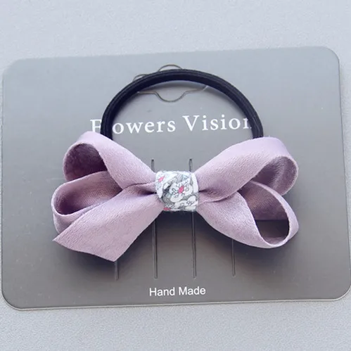 14 ring purple Тканевые заколки для волос, эксклюзивная ткань, заколки для волос, детские головные уборы для девочек, аксессуары для волос - Цвет: 14 ring purple
