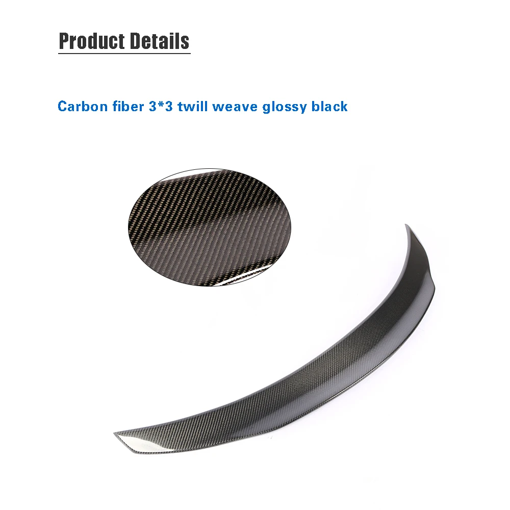 Задний спойлер багажника из углеродного волокна крыло для Mercedes Benz C205 C180 C200 C300 C43 C63