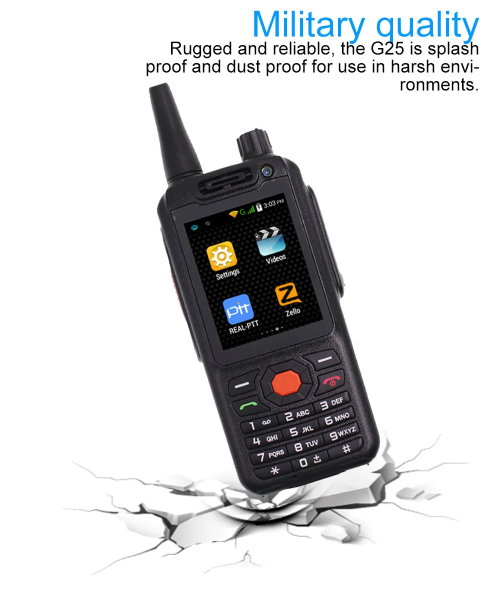 4G LTE Android Walkie Talkie G25 Poc сетевой телефон Радио прочное переговорное устройство смартфон Zello REAL PTT радио F25