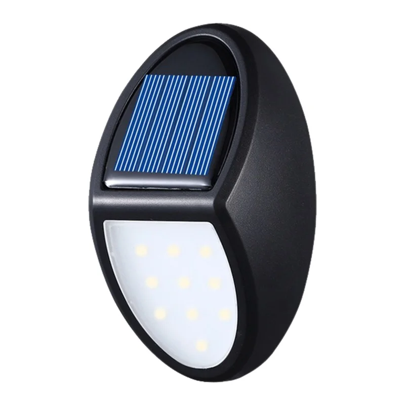 10 LED Солнечный настенный светильник водонепроницаемый бра безопасности уличный