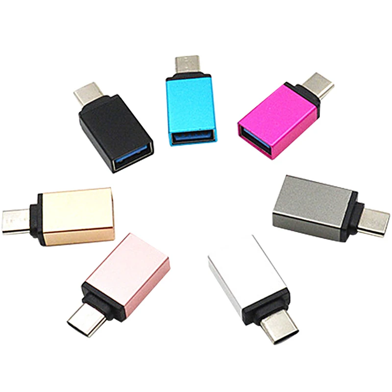 Адаптер с разъемом type-C на USB OTG конвертер USB 3,0 на type C USB-C адаптер с разъемом type c для зарядки и синхронизации для MacBook Pixel Lumia OPPO One Plus 6